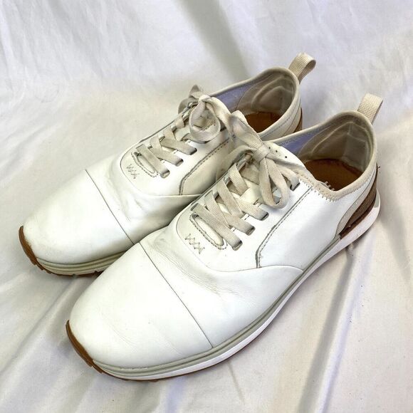 True Linkswear True Lux Pro Size 11.5 White Tour White Leather Golf Shoe